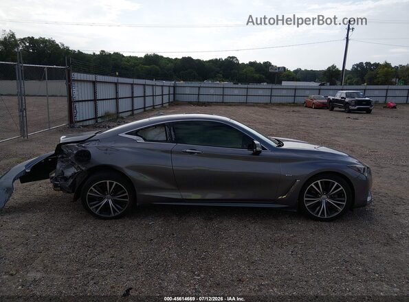 JN1EV7EK7JM342875 2018 INFINITI Q60 Gray Widok zestawu wskaźników