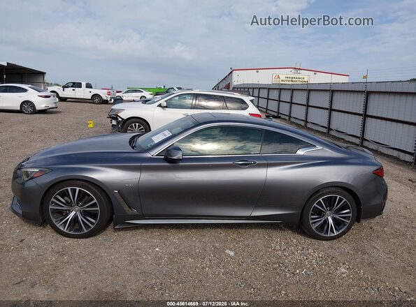JN1EV7EK7JM342875 2018 INFINITI Q60 Gray Widok wnętrza z tyłu