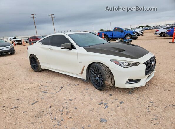 JN1EV7EK8JM343355 2018 INFINITI Q60 Белый Передняя правая четверть