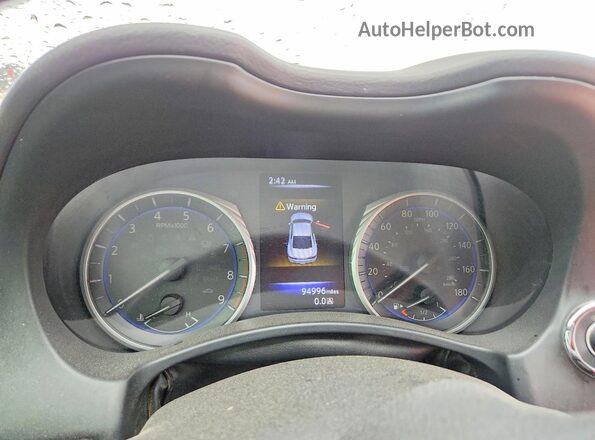 JN1EV7EK8JM343355 2018 INFINITI Q60 Белый Вид щитка приборов