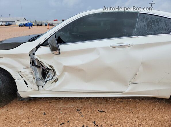 JN1EV7EK8JM343355 2018 INFINITI Q60 Белый Вид салона спереди