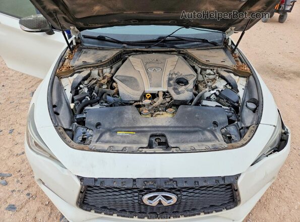 JN1EV7EK8JM343355 2018 INFINITI Q60 Белый Вид задней части салона