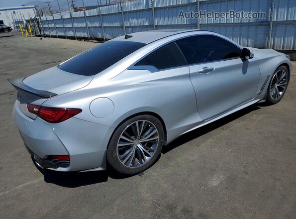 JN1EV7EK9JM340268 2018 INFINITI Q60 Silver Задня права чверть