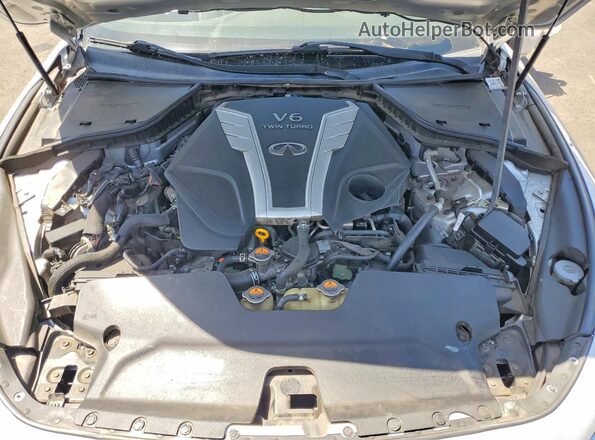 JN1EV7EK9JM340268 2018 INFINITI Q60 Silver Вид задньої частини салону