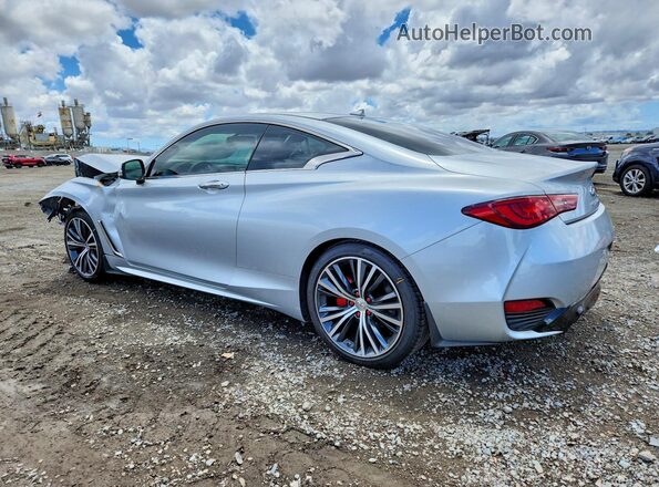 JN1EV7EK9JM340884 2018 INFINITI Q60 Silver Rear left