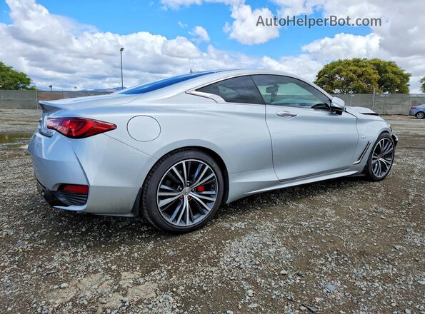 JN1EV7EK9JM340884 2018 INFINITI Q60 Silver Rear right