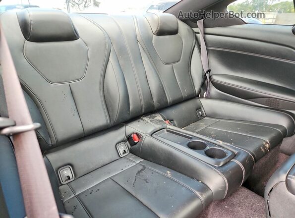 JN1EV7EK9JM340884 2018 INFINITI Q60 Silver Rear seats view