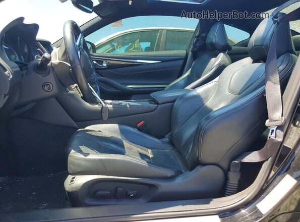 JN1EV7EKXHM364542 2017 INFINITI Q60 Черный Вид салона спереди
