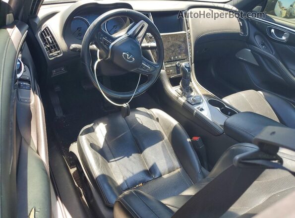 JN1EV7EKXHM364542 2017 INFINITI Q60 Черный Вид панели приборов