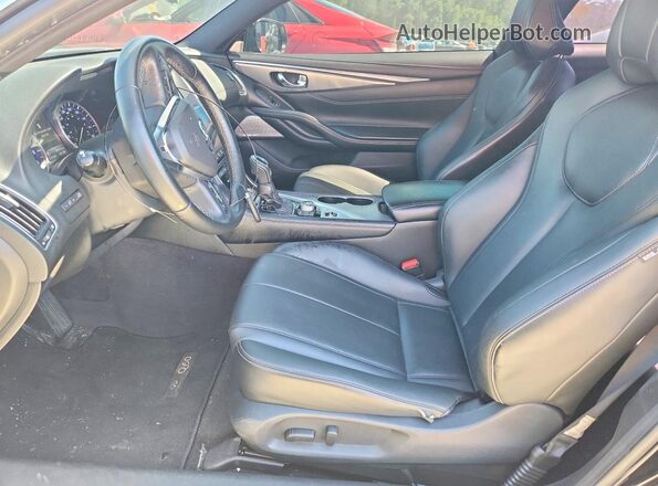 JN1EV7EKXJM342529 2018 INFINITI Q60 Black Вид салону спереду