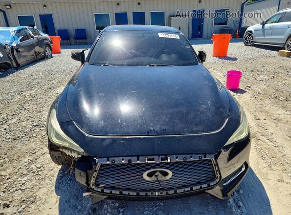 JN1EV7EKXJM342529 2018 INFINITI Q60 Black Вид спереду
