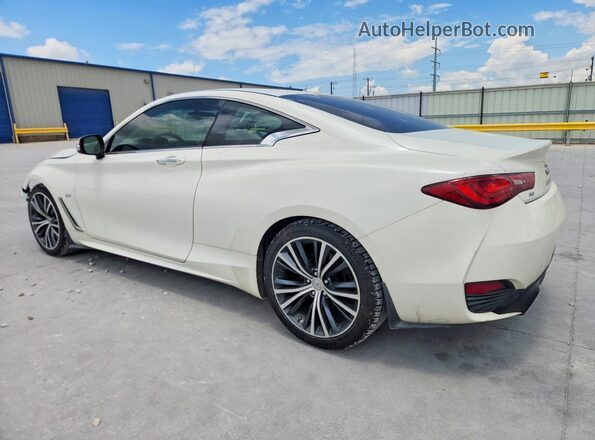 JN1EV7EL0HM554567 2017 INFINITI Q60 White უკანა მარცხენა