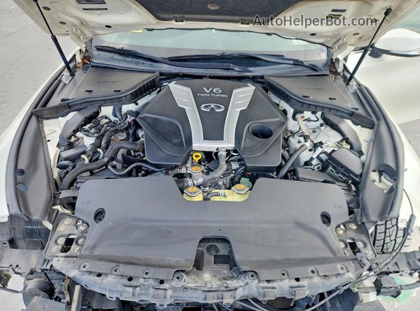 JN1EV7EL0HM554567 2017 INFINITI Q60 White უკანა სალონის ხედი