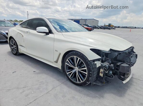 JN1EV7EL0HM554567 2017 INFINITI Q60 White წინა მარჯვენა