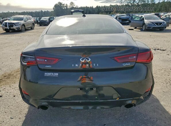 JN1EV7EL1HM550138 2017 INFINITI Q60 Black უკანა ხედი
