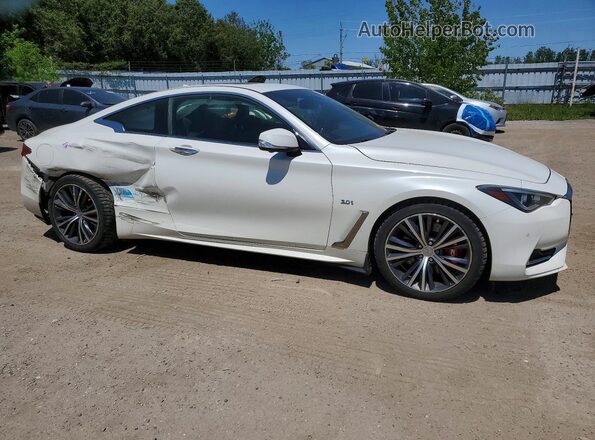 JN1EV7EL1HM551936 2017 INFINITI Q60 White Передня права чверть