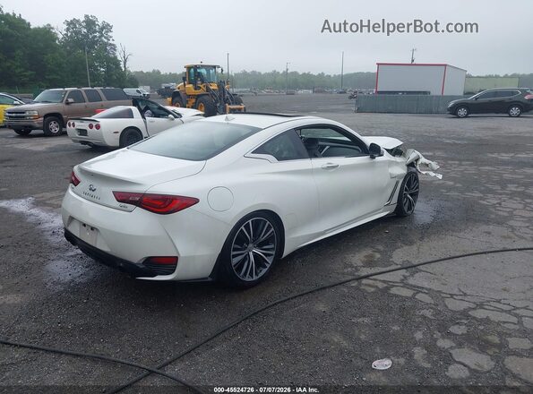 JN1EV7EL1JM390770 2018 INFINITI Q60 White Հետևի աջ