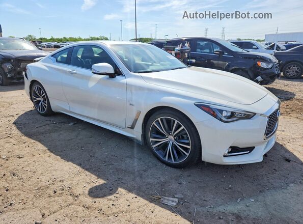 JN1EV7EL4HM554443 2017 INFINITI Q60 White წინა მარჯვენა