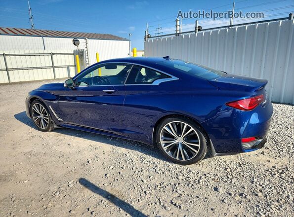 JN1EV7EL4JM390780 2018 INFINITI Q60 Blue Tył lewy