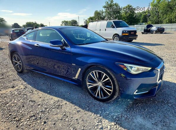 JN1EV7EL4JM390780 2018 INFINITI Q60 Blue Przód prawy