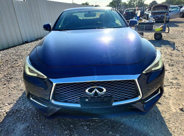 JN1EV7EL4JM390780 2018 INFINITI Q60 Blue Widok z przodu