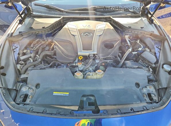 JN1EV7EL4JM390780 2018 INFINITI Q60 Blue Widok wnętrza z tyłu