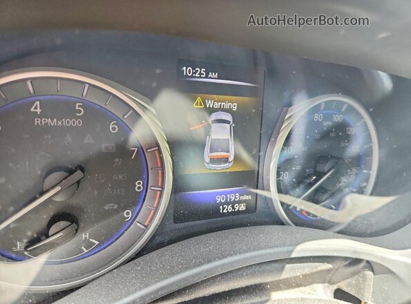 JN1EV7EL4JM391685 2018 INFINITI Q60 Black ხელსაწყოთა პანელის ხედი