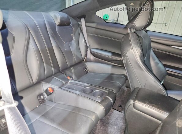 JN1EV7EL4JM392738 2018 INFINITI Q60 Black Rear seats view