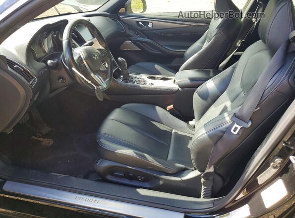 JN1EV7EL5HM552328 2017 INFINITI Q60 Black Սալոնի դիմացի տեսք