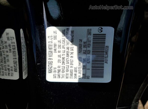 JN1EV7EL5HM552328 2017 INFINITI Q60 Black Շարժիչի բաժամունքի տեսք