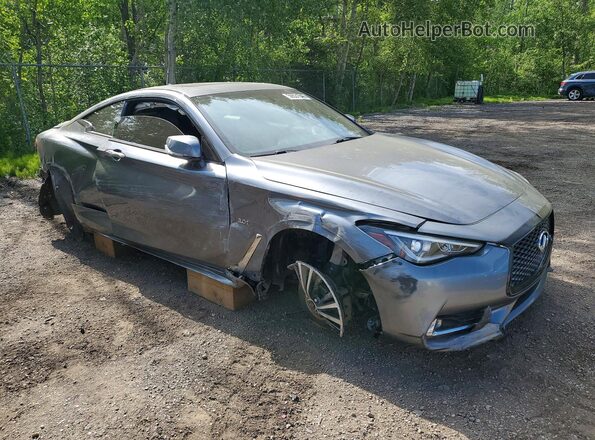 JN1EV7EL6HM552595 2017 INFINITI Q60 Charcoal Przód prawy