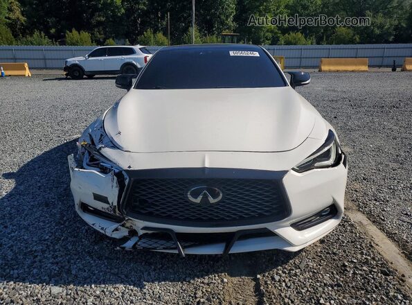 JN1EV7EL6KM290780 2019 INFINITI Q60 White Vista frontal