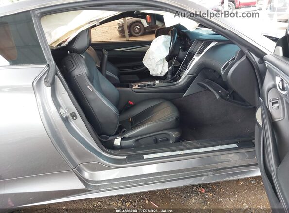 JN1EV7EL7HM553920 2017 INFINITI Q60 Gray Widok wnętrza z przodu