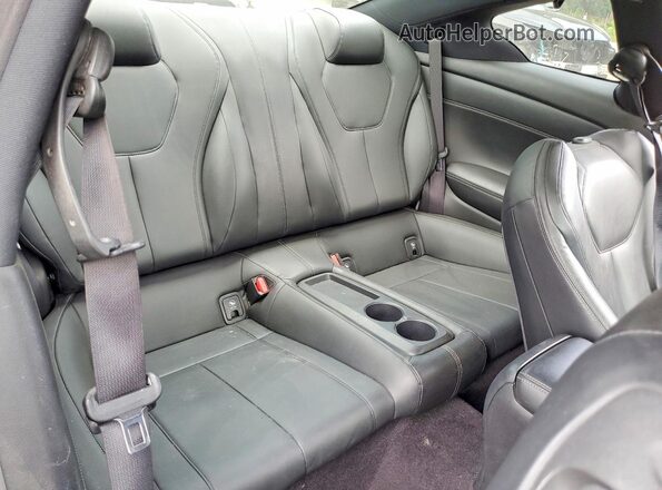 JN1EV7EL8KM290845 2019 INFINITI Q60 Синий Вид задних сидений