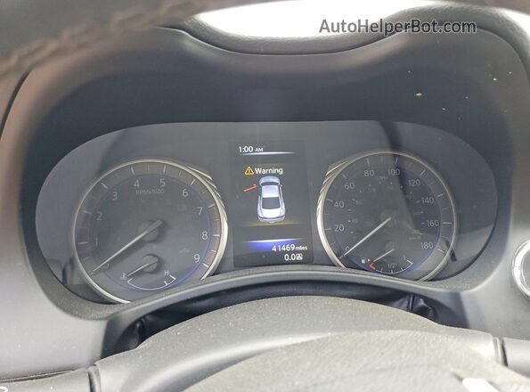 JN1EV7EL8KM290845 2019 INFINITI Q60 Синий Вид щитка приборов