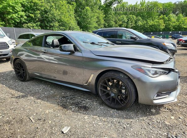 JN1EV7EL9HM553305 2017 INFINITI Q60 Gray Front right