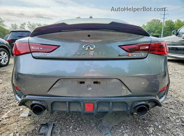 JN1EV7EL9HM553305 2017 INFINITI Q60 Gray Rear view