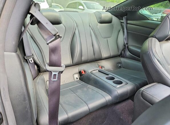 JN1EV7EL9HM553305 2017 INFINITI Q60 Gray Rear seats view