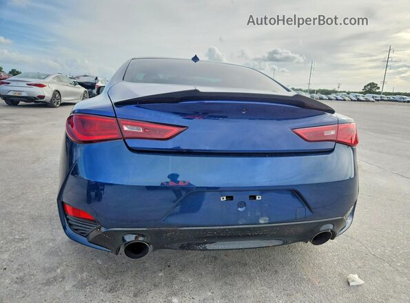 JN1EV7ELXHM553877 2017 INFINITI Q60 Blue Вид ззаду