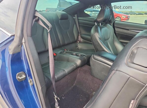 JN1EV7ELXHM553877 2017 INFINITI Q60 Blue Вид задніх сидінь