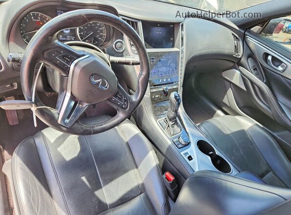 JN1EV7KK5MM410230 2021 INFINITI Q60 White წინა პანელის ხედი