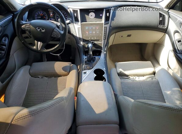 JN1FV7AP0GM420797 2016 INFINITI Q50 Black წინა პანელის ხედი