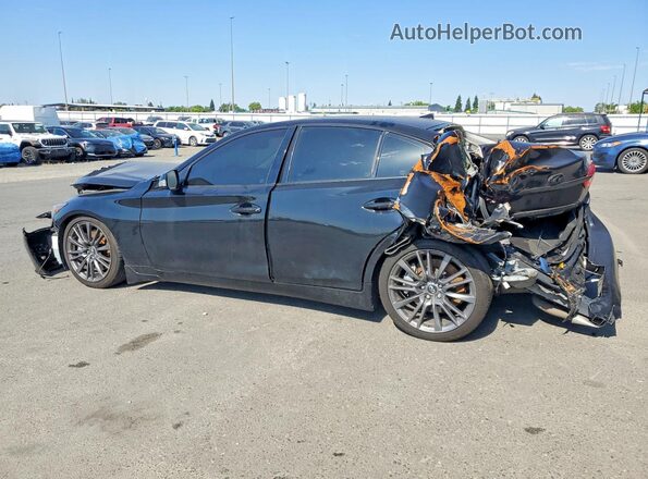 JN1FV7AP0GM420797 2016 INFINITI Q50 Black უკანა მარცხენა