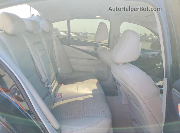 JN1FV7AP0GM420797 2016 INFINITI Q50 Black უკანა სავარძლების ხედი