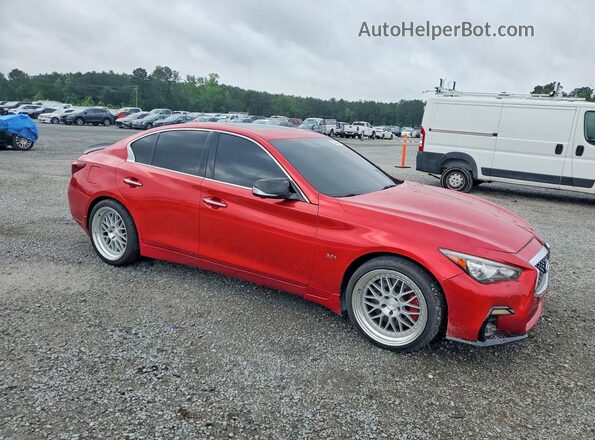JN1FV7AP0KM760914 2019 INFINITI Q50 Red Przód prawy