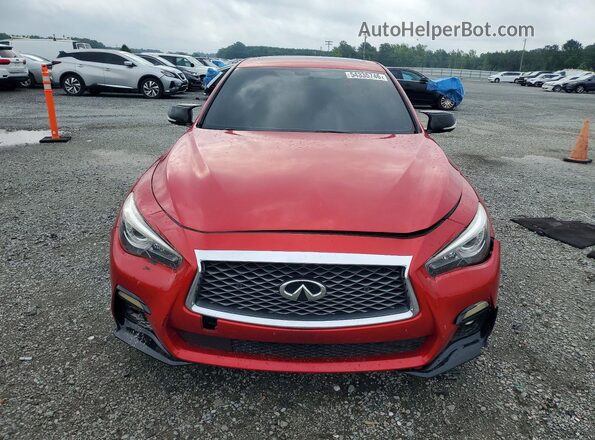 JN1FV7AP0KM760914 2019 INFINITI Q50 Red Widok z przodu