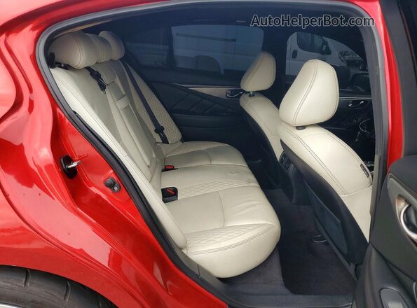 JN1FV7AP0KM760914 2019 INFINITI Q50 Red Widok tylnych siedzeń