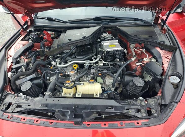 JN1FV7AP0KM760914 2019 INFINITI Q50 Red Widok wnętrza z tyłu