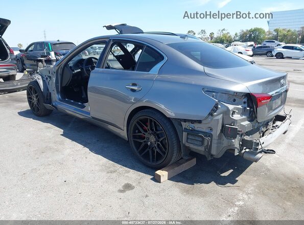 JN1FV7AP0KM761044 2019 INFINITI Q50 Gray Trasero izquierdo