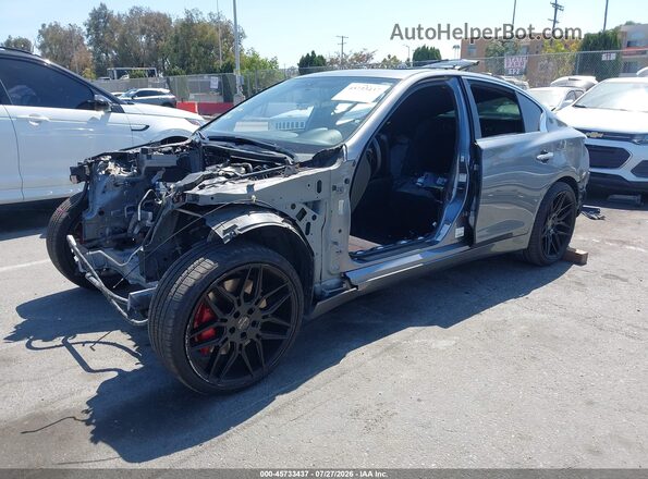 JN1FV7AP0KM761044 2019 INFINITI Q50 Gray Vista tres cuartos delantera izquierda